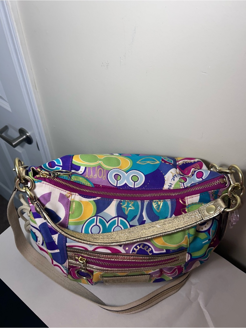 Coach Poppy Pop C Jazzy Hobo Bag - Gem